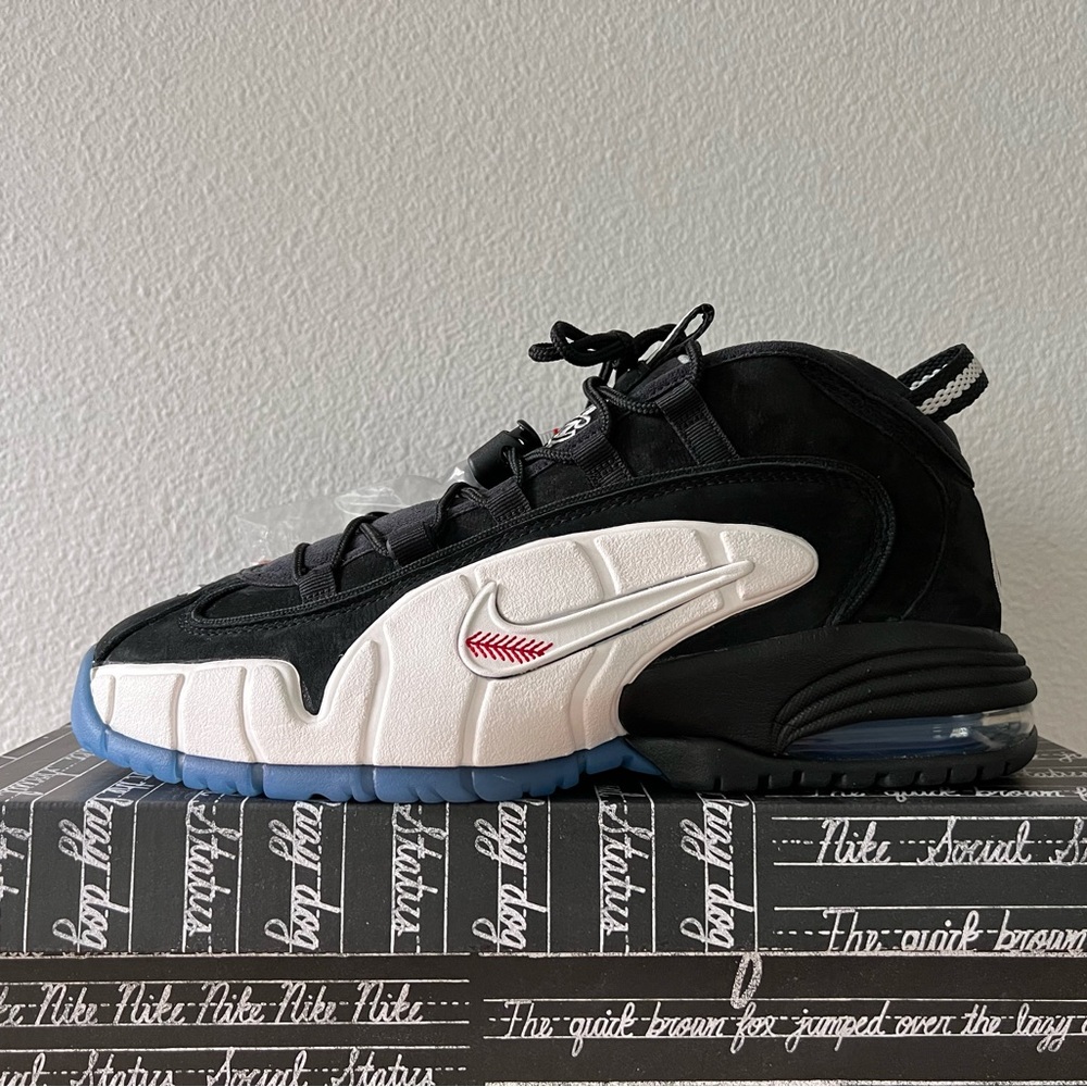 NIKE AIR PENNY 1 SOCIAL STATUS RECESS BLACK NEW SIZE 12 DEADSTOCK